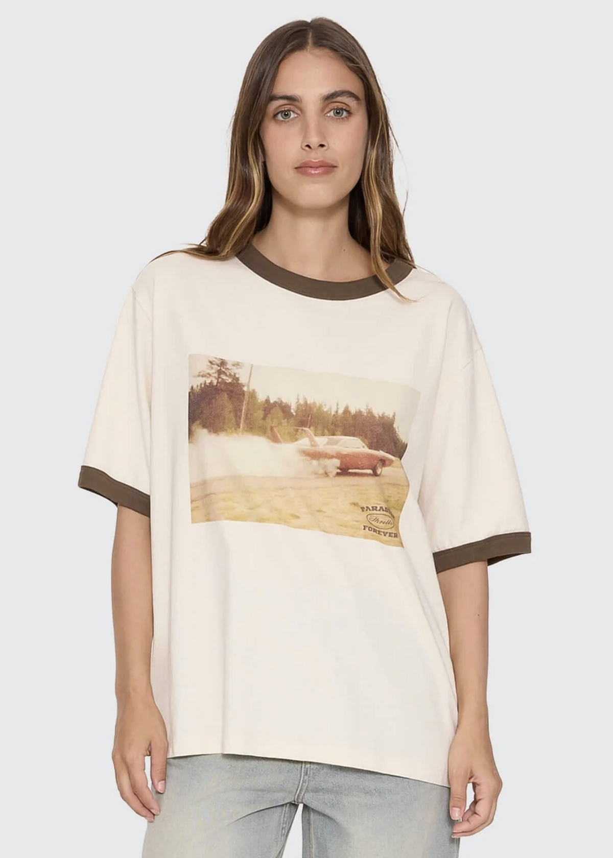 Last Stop Box Fit Tee - Heritage Tee  | Abbey Road Kaikoura