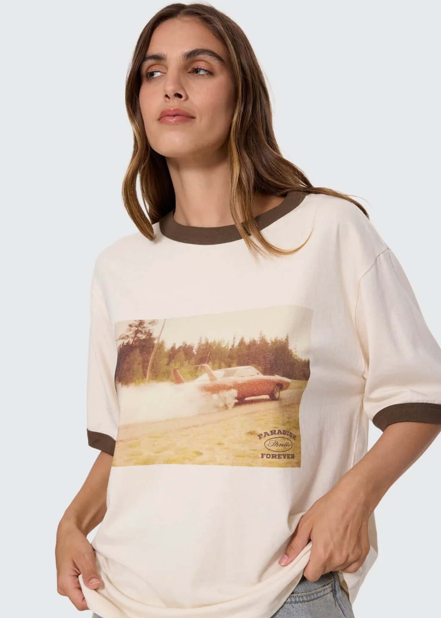 Last Stop Box Fit Tee - Heritage Tee  | Abbey Road Kaikoura