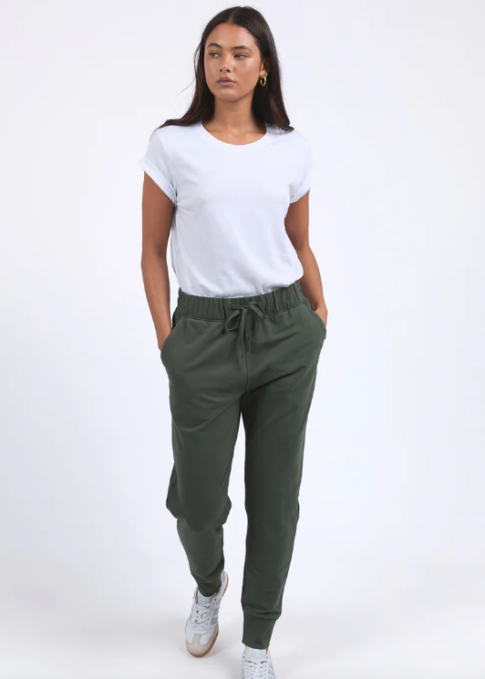 Lazy Day Pant - Khaki | Abbey Road Kaikoura