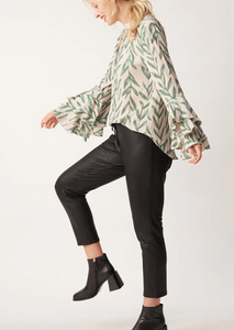 Lemon Tree Sonya Pant /Black Houndstooth|Abbey Road