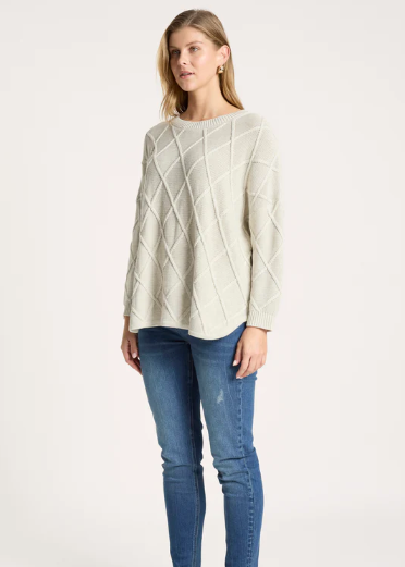 Liora Relaxed Jumper - One Size\  Bisque | Abbey Road Kaikoura