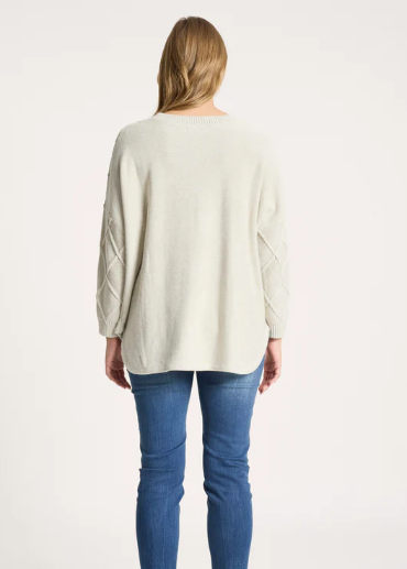Liora Relaxed Jumper - One Size\  Bisque | Abbey Road Kaikoura