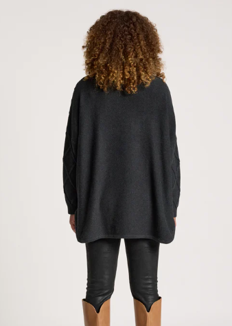 Liora Relaxed Jumper - One Size\  Char | Abbey Road Kaikoura