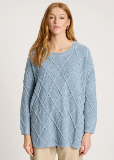 Liora Relaxed Jumper - One Size\  Lake | Abbey Road Kaikoura