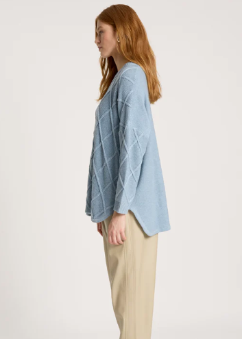 Liora Relaxed Jumper - One Size\  Lake | Abbey Road Kaikoura