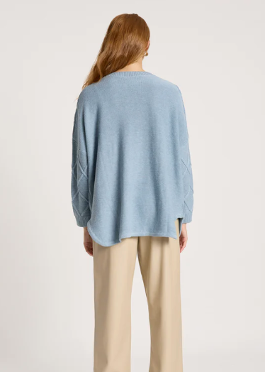 Liora Relaxed Jumper - One Size\  Lake | Abbey Road Kaikoura 