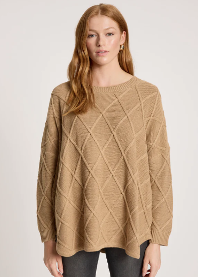 Liora Relaxed Jumper - One Size\ Mocha | Abbey Road Kaikoura