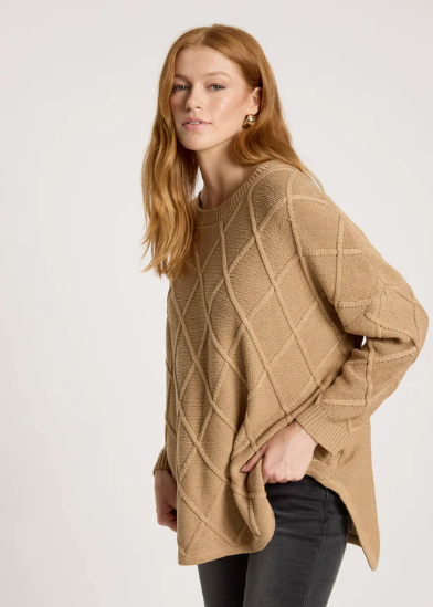 Liora Relaxed Jumper - One Size\ Mocha | Abbey Road Kaikoura