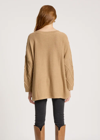 Liora Relaxed Jumper - One Size\ Mocha | Abbey Road Kaikoura