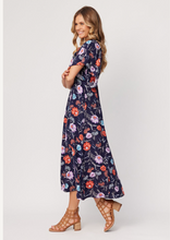 Load image into Gallery viewer, Lemon Tree Mavis Dress Navy Floral | Abbey Road Kaikoura
