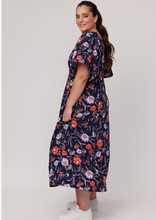 Load image into Gallery viewer, Lemon Tree Mavis Dress Navy Floral | Abbey Road Kaikoura
