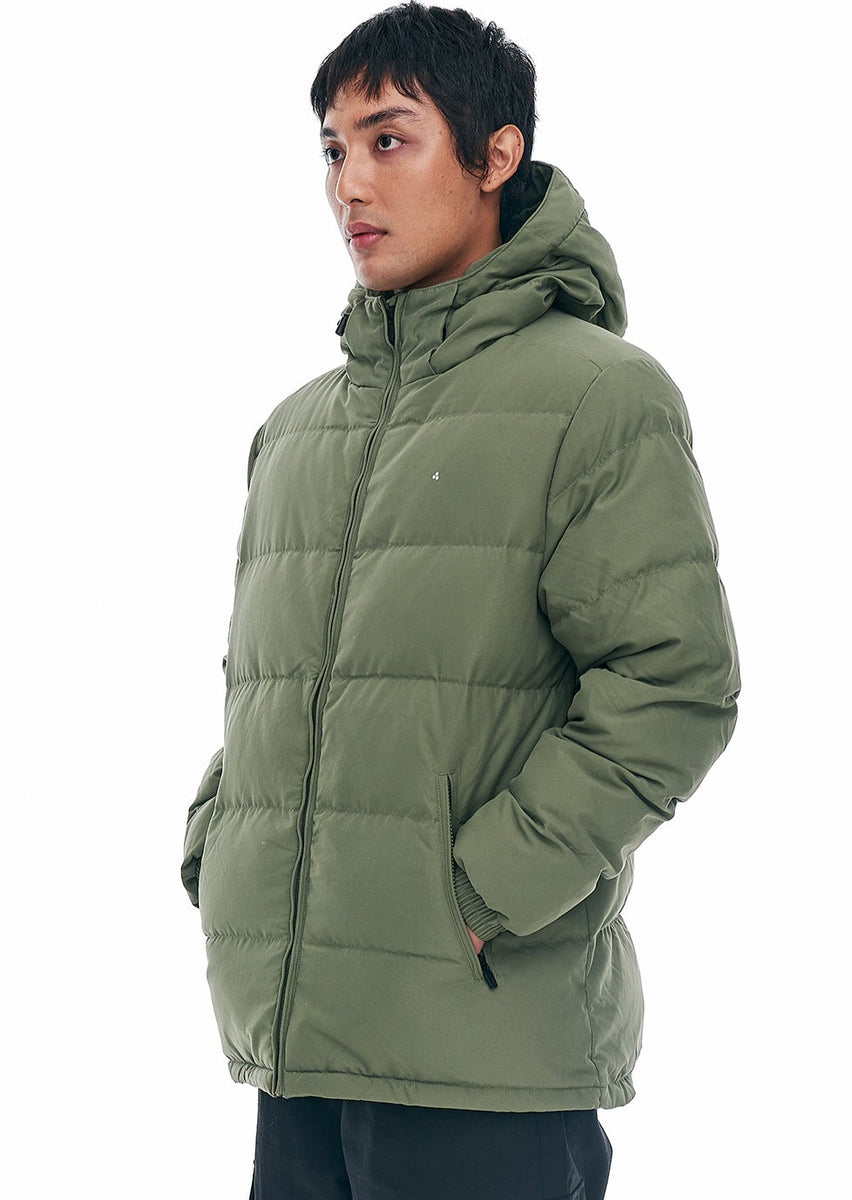 Huffer Mens Classic Down Jacket/ KhakiAbbey Road Abbey Road Kaikoura