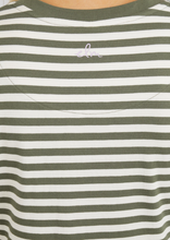 Load image into Gallery viewer, Elm Merry Tee Dress Clover/Pearl Stripe|Abbey Road