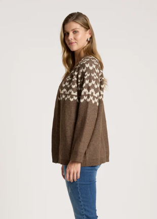 Maasai Cardigan - Cocoa/Dune | Abbey Road Kaikoura