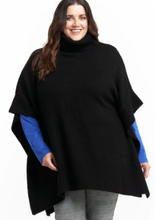 Load image into Gallery viewer, Betty Basics Manhattan Roll Neck Poncho/Concrete |Abbey Road