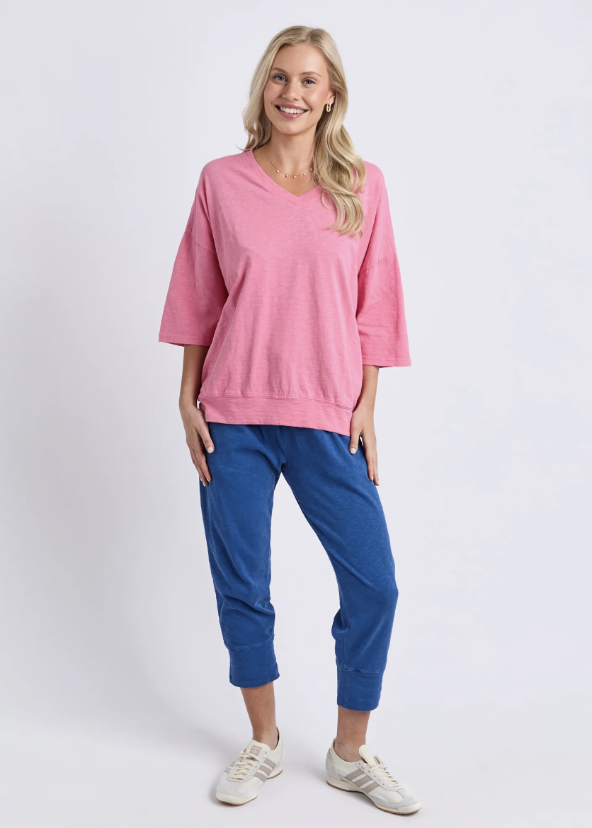 Mazie Vee Neck - Pink Lemonade  | Abbey Road Kaikoura