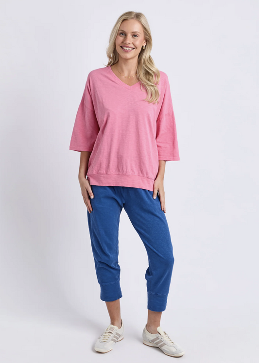 Mazie Vee Neck - Pink Lemonade  | Abbey Road Kaikoura