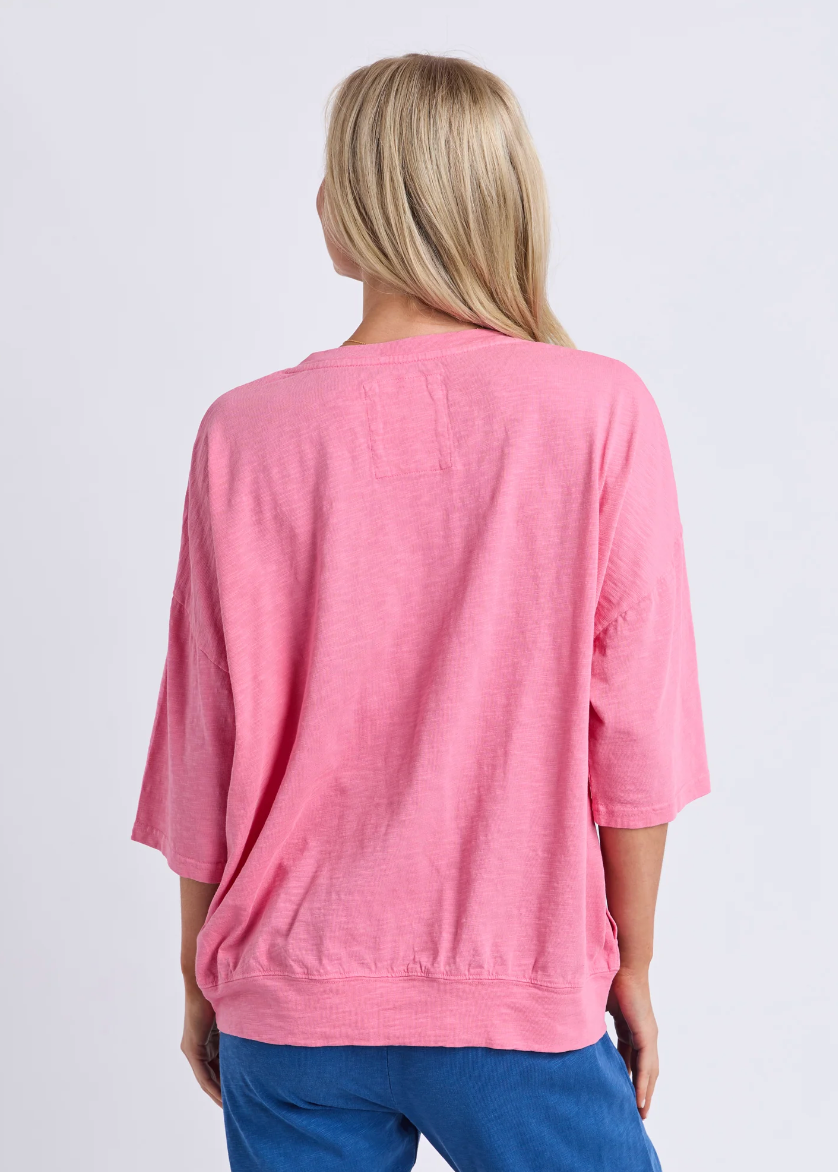 Mazie Vee Neck - Pink Lemonade  | Abbey Road Kaikoura