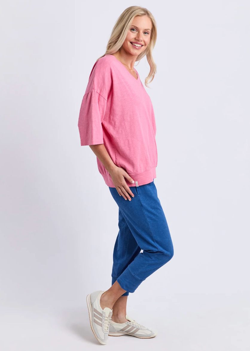Mazie Vee Neck - Pink Lemonade  | Abbey Road Kaikoura