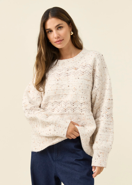 Mckenna Jumper - Ivory | Abbey Road Kaikoura 