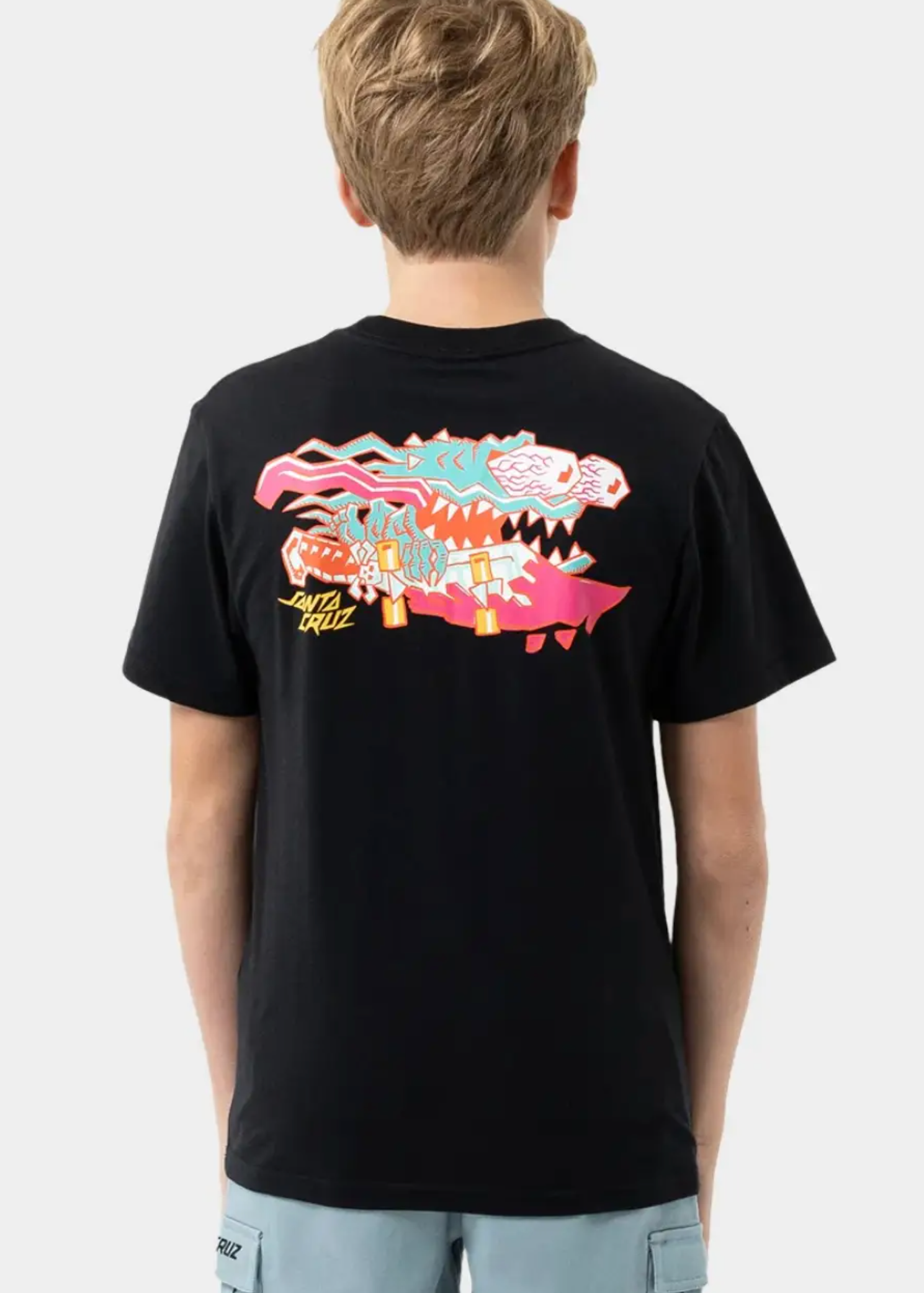 Meek Scratched Slasher Tee - Black | Abbey Road Kaikoura