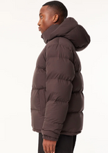 Load image into Gallery viewer, Huffer Mens Block Down Jacket/Cocoa|Abbey Road