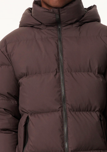 Huffer Mens Block Down Jacket/Cocoa|Abbey Road