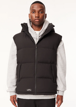 Load image into Gallery viewer, Huffer Mens Block Down Vest/Black|Abbey Road