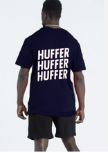 Load image into Gallery viewer, HUffer Mens SUP Tee/Stacked Up/Navy|Abbey Road