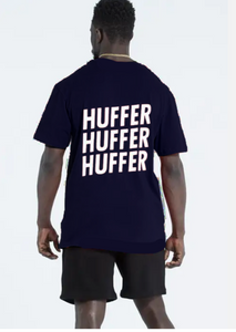 HUffer Mens SUP Tee/Stacked Up/Navy|Abbey Road
