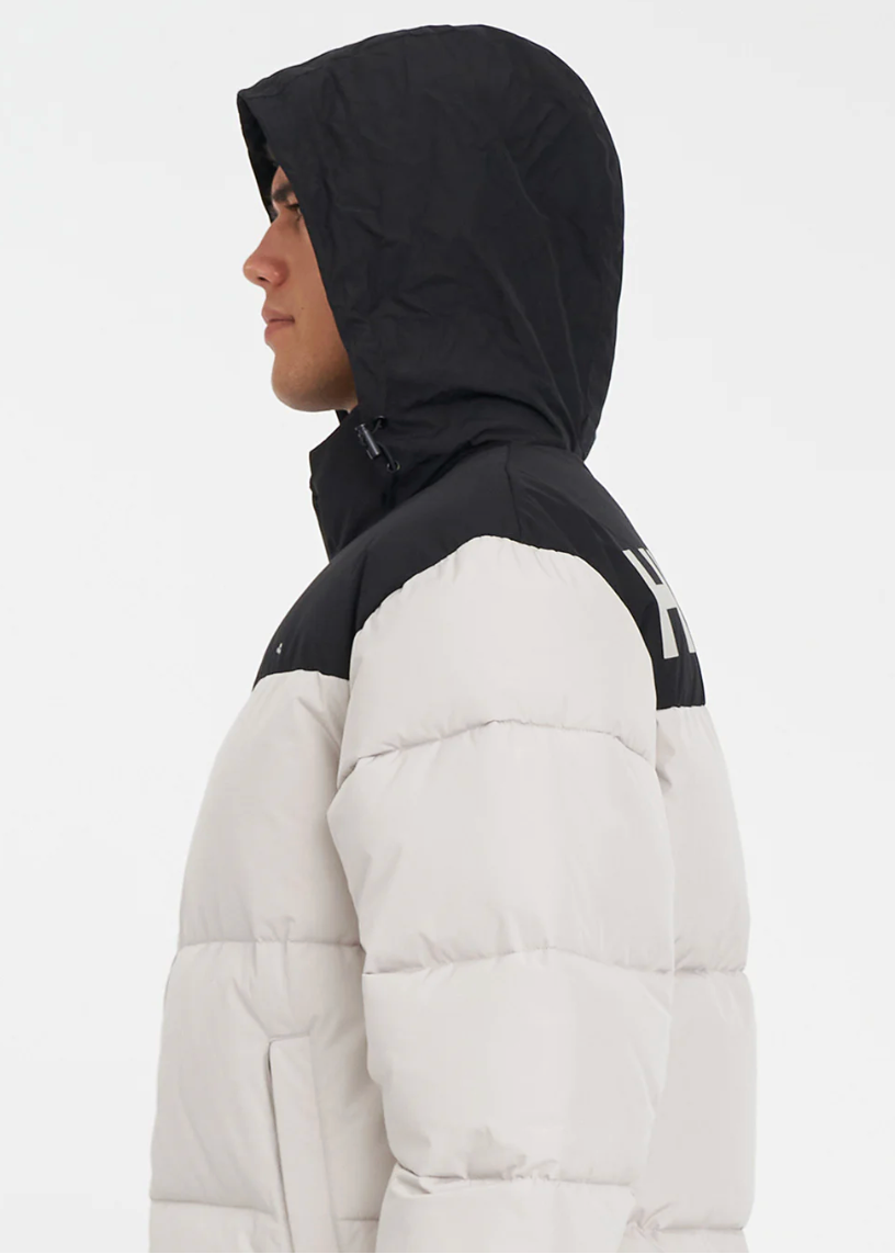 Mens Duo Puffer JKT MoonRock/Black | Abbey Road Kaikoura