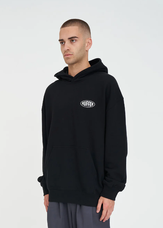 Mens Saturday Hood/Homer - Black | Abbey Road Kaikoura
