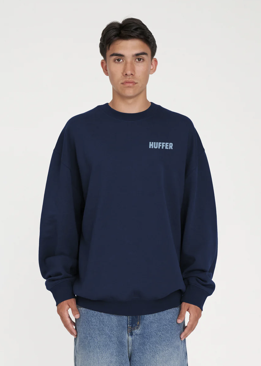 Mens Weekend Crew / Grind Navy | Abbey Road Kaikoura