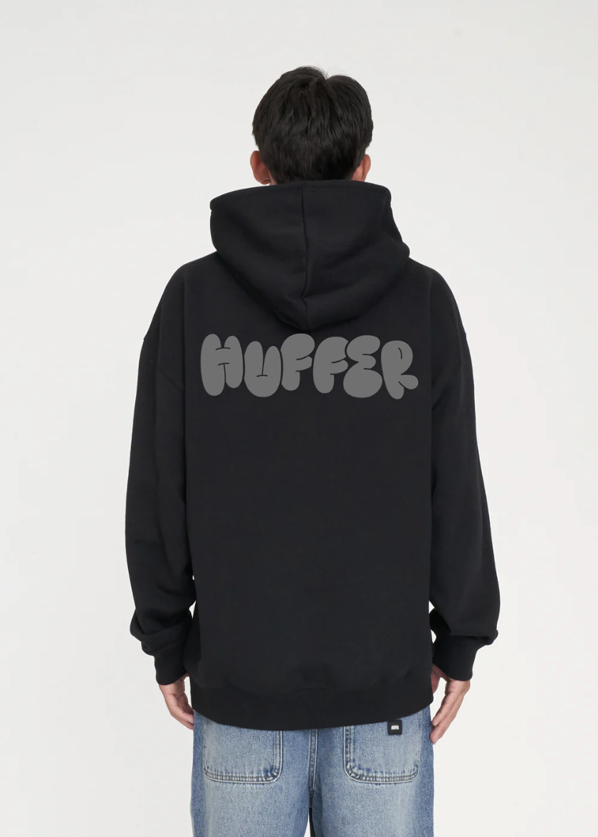 Mens Weekend Hood/Puffy Black/Grey | Abbey Road Kaikoura
