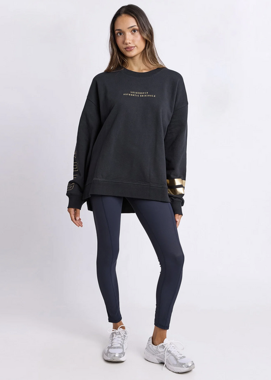 Metallic Origin Crew - Black/Gold | Abbey Road Kaikoura