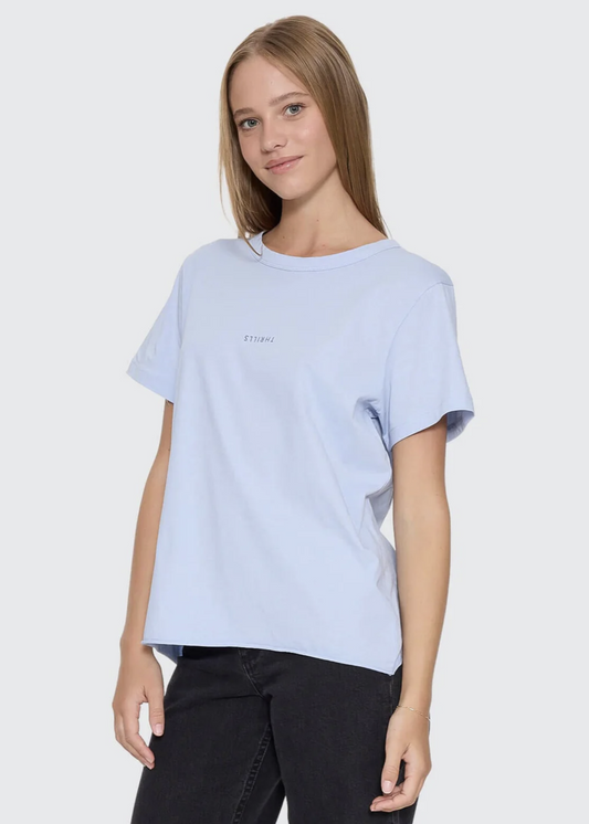 Minimal Thrills Relaxed Tee - Placid Blue | Abbey Road Kaikoura