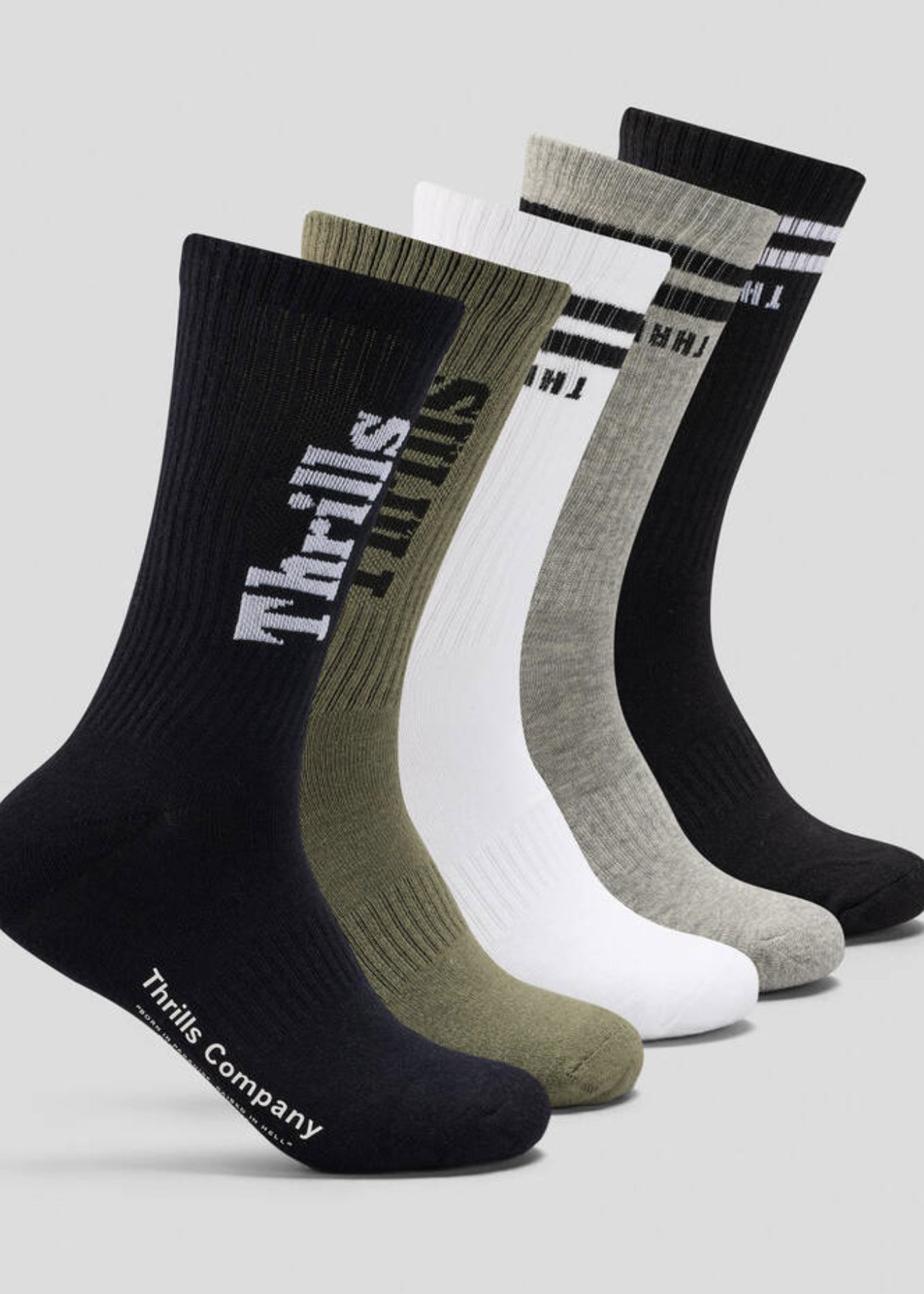 Minimal Thrills Socks / 5 Pack | Abbey Road Kaikoura