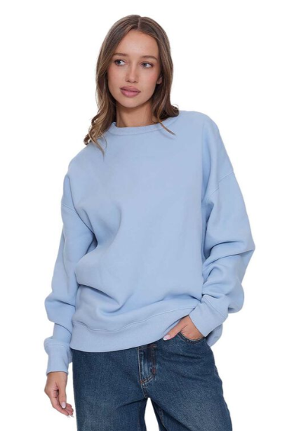 Minimals Thrills Slouch Crew - Placid Blue | Abbey Road Kaikoura