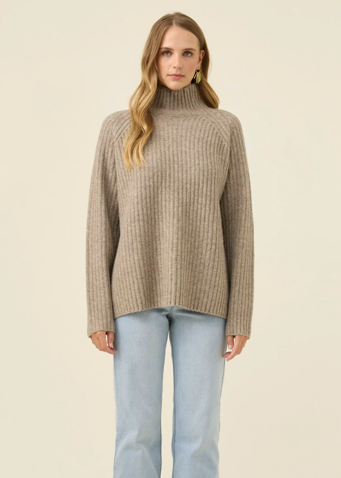 Miru Jumper - Stone| Abbey Road Kaikoura