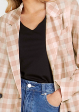 Load image into Gallery viewer, Sass Pippa Blazer/Mocha Check|Abbey Road