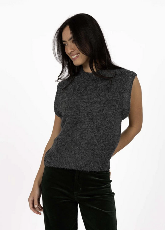 Monet Vest - Charcoal | Abbey Road Kaikoura