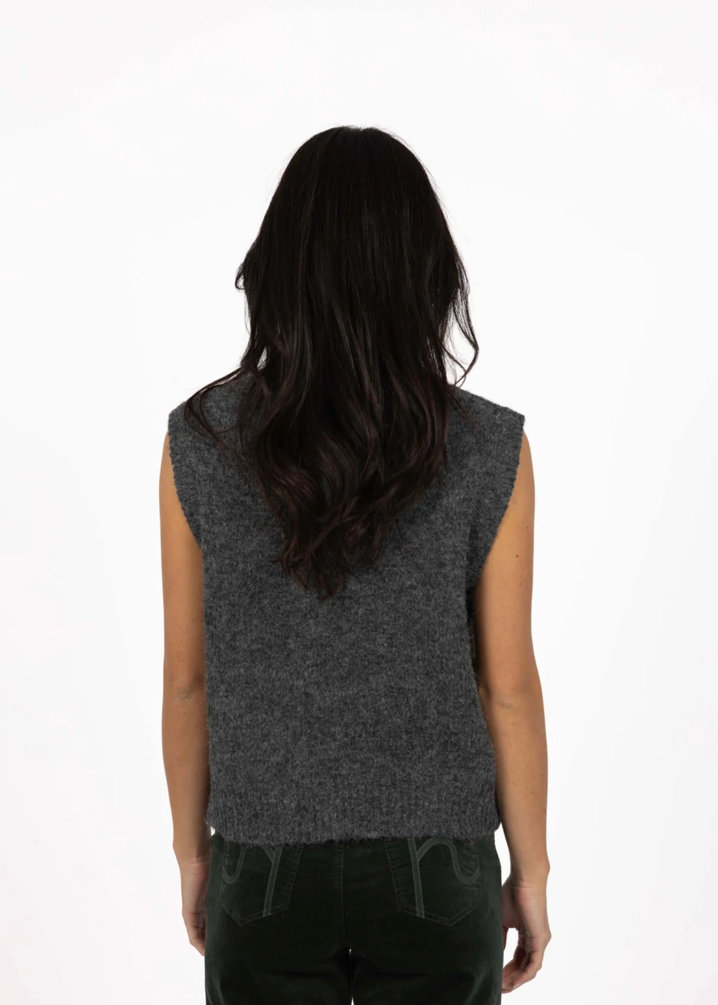 Monet Vest - Charcoal | Abbey Road Kaikoura
