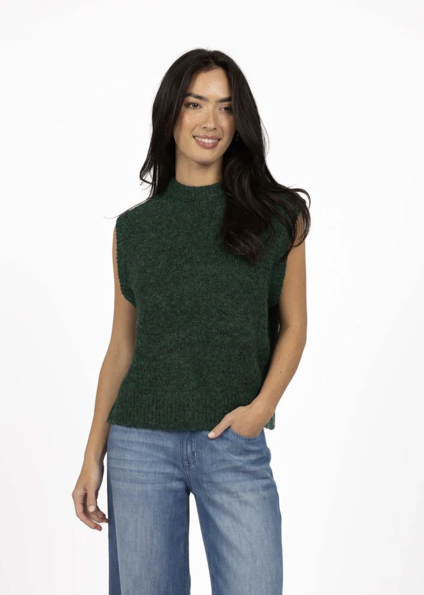 Monet Vest - Green | Abbey Road Kaikoura