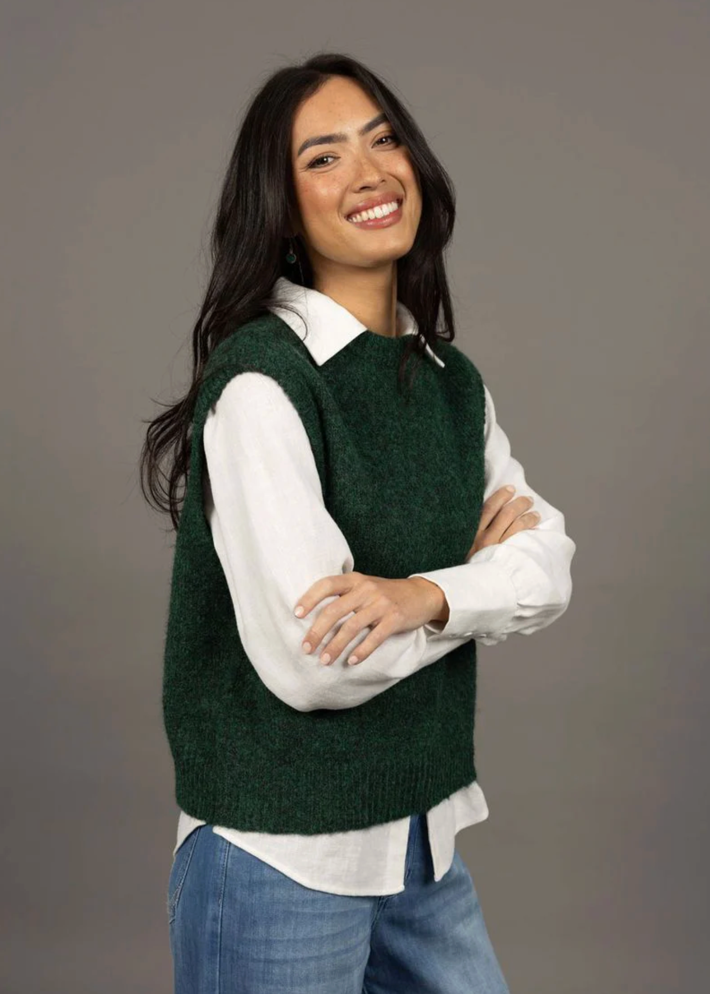 Monet Vest - Green | Abbey Road Kaikoura