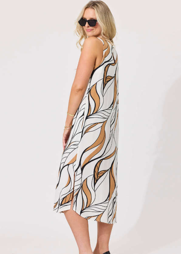 Noa Leafy Dress | Abbey Road Kaikoura