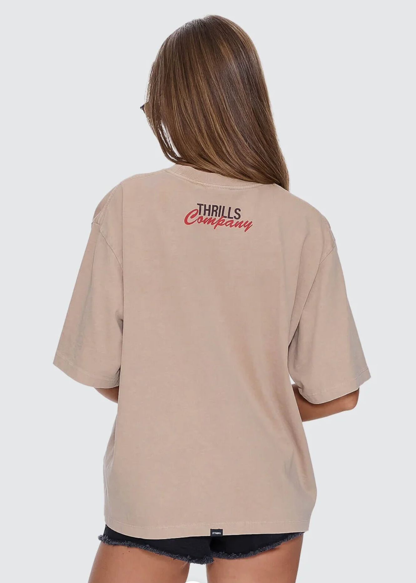 On My Mind Square Tee - Stone | Abbey Road Kaikoura 