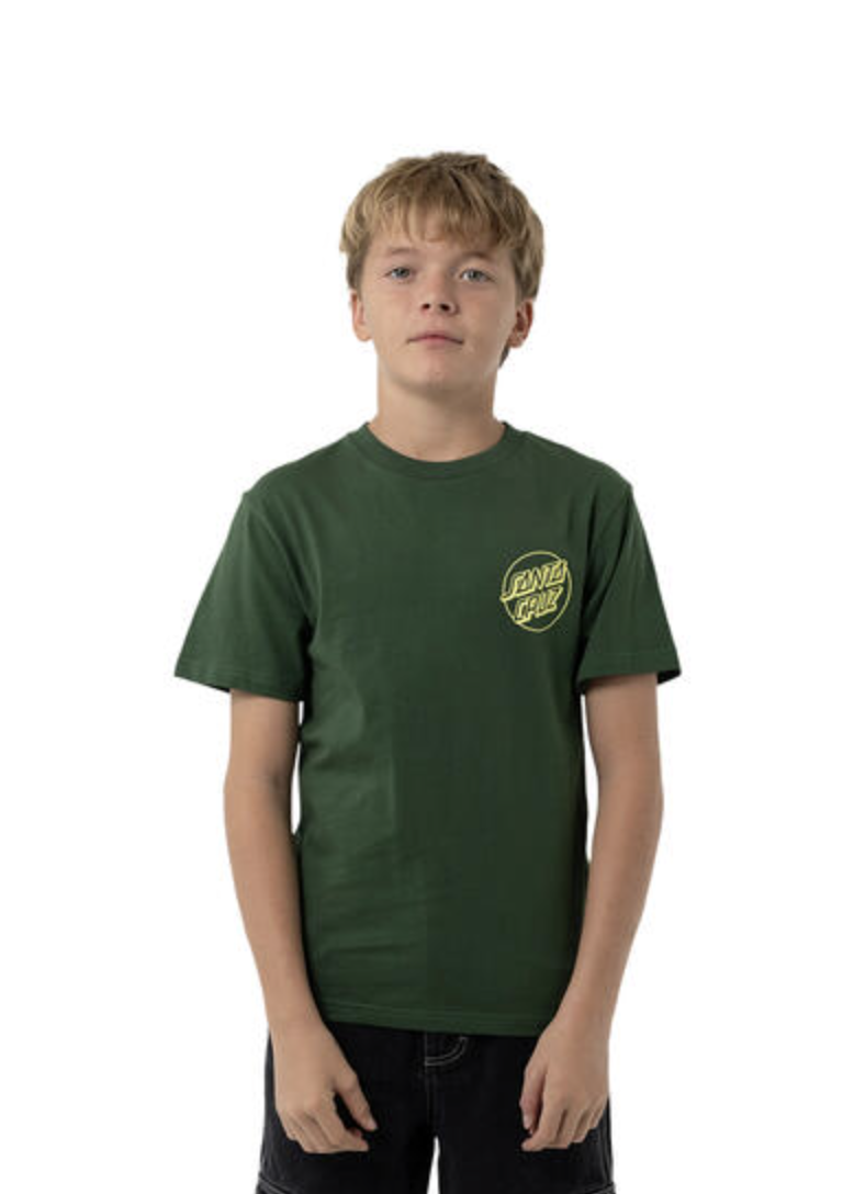 Opus Screaming Hand Tee - Dark Green | Abbey Road Kaikoura