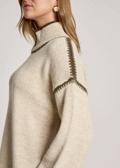 Orin Jumper - Dune\Olive | Abbey Road Kaikoura 