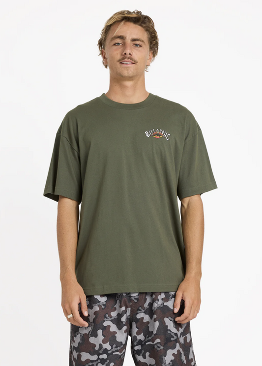 Otis Arch Tee Pine  | Abbey Road Kaikoura