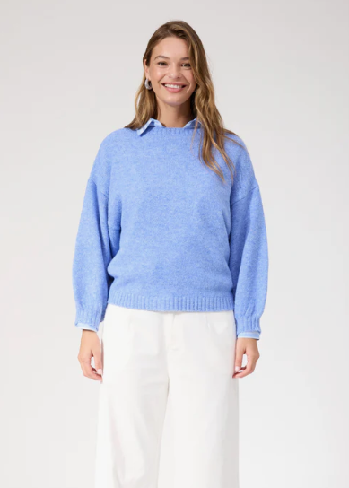 Ottawa Jumper - Blue | Abbey Road Kaikoura